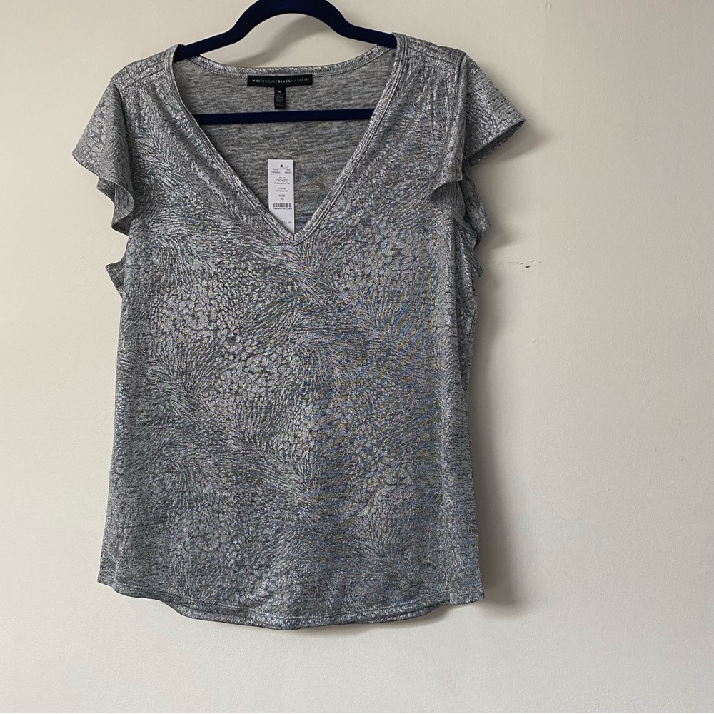 White House Black Market glamgetter tee
